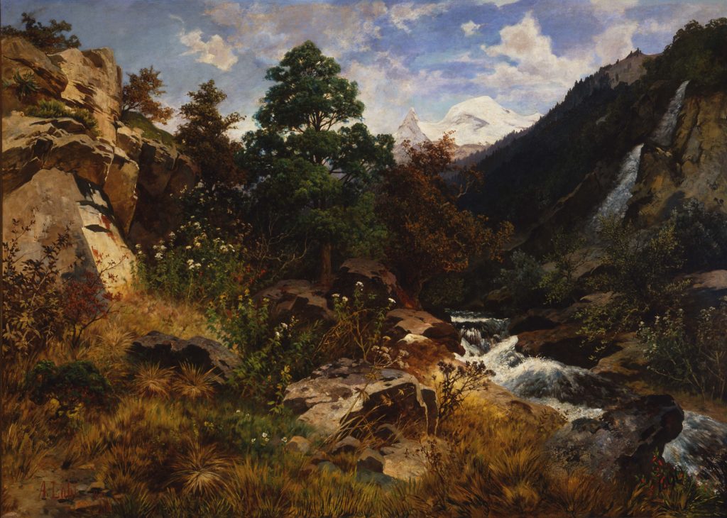 29.- Lohr A. nevado del Iztlazihuatl desde Amecameca