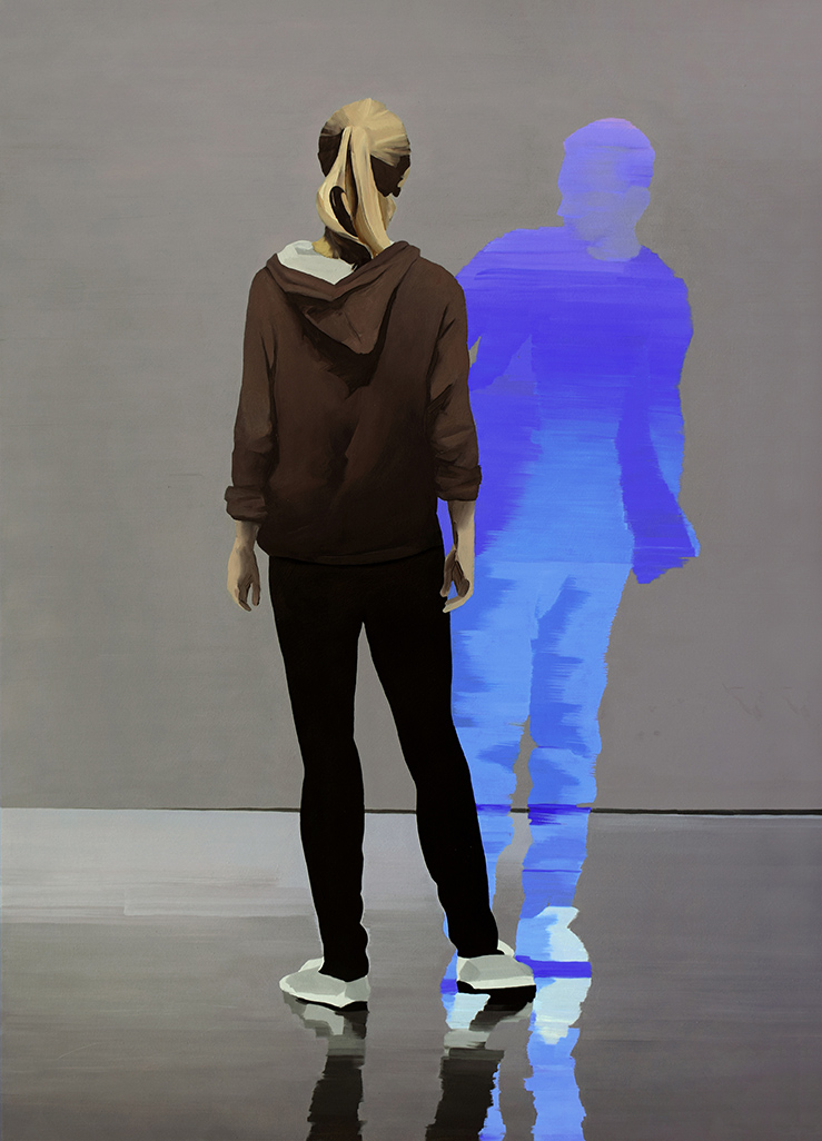 Jarek Puczel_Uncertainty, oil on canvas, 2018