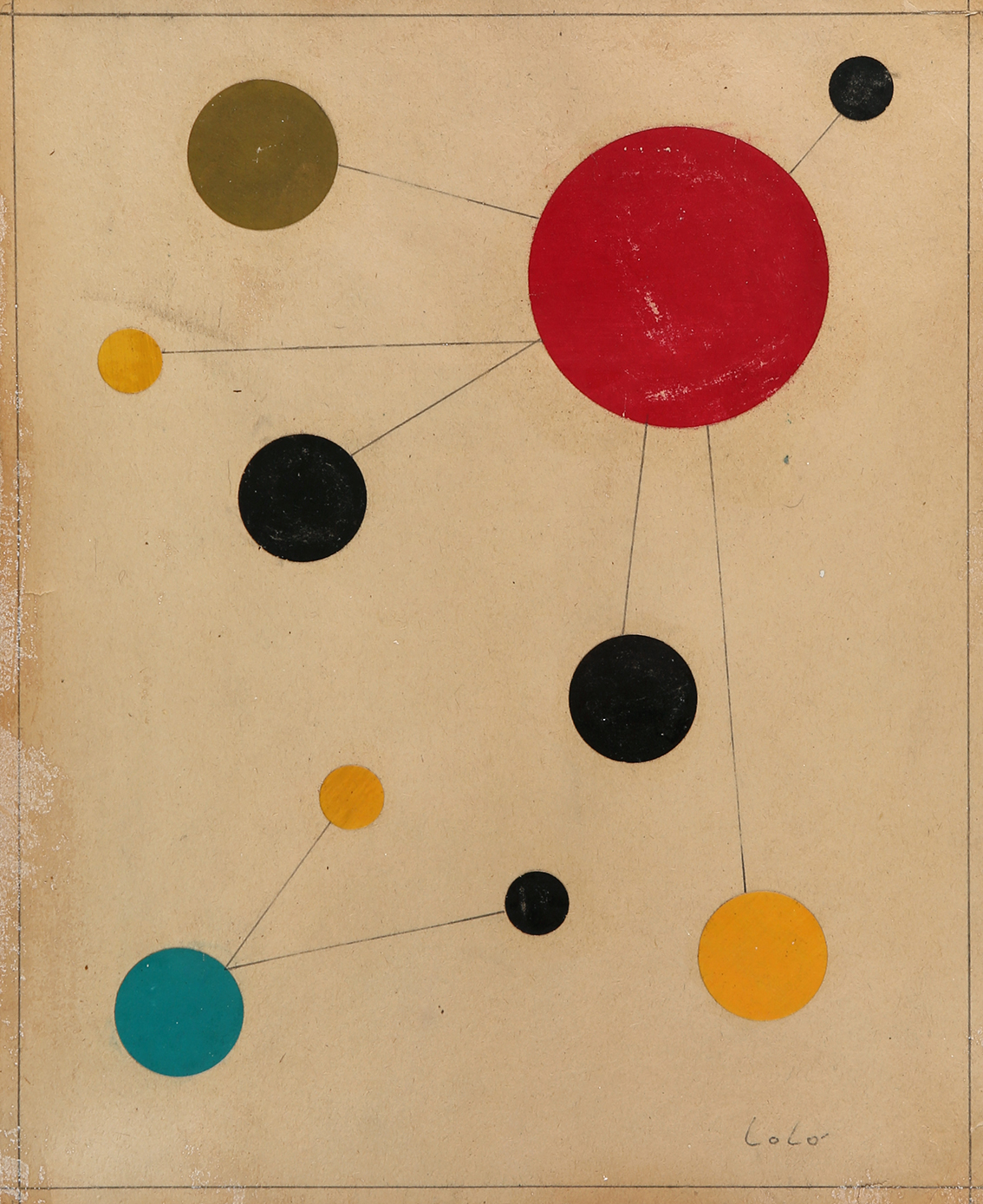 Untitled collage on paper 14 x 11 in (2)