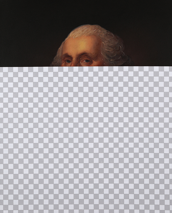 Nothing Rhymes With Orange (George Washington, White House Art Collection Erasure No. 5)