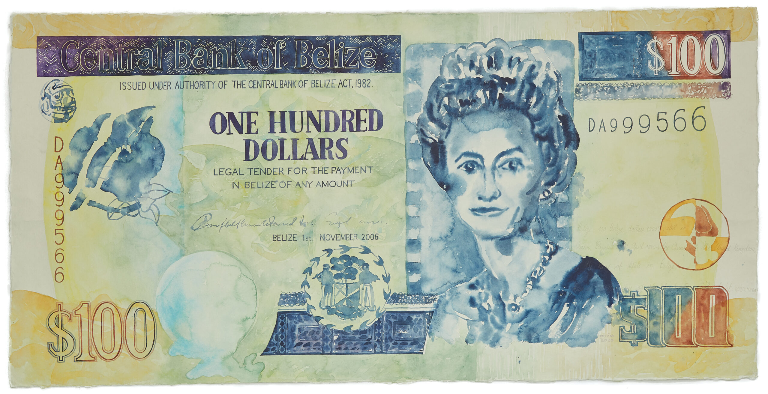 Belize_2020_watercolor_200x100cm