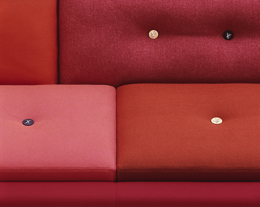 polder sofa detail red ©vitra