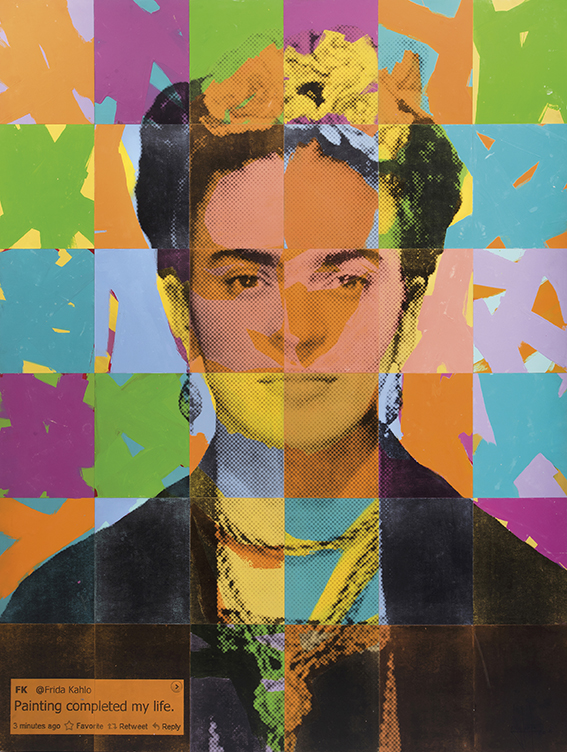 ALEJANDRO VIGILANTE. Frida. Firmado y fechado 2014