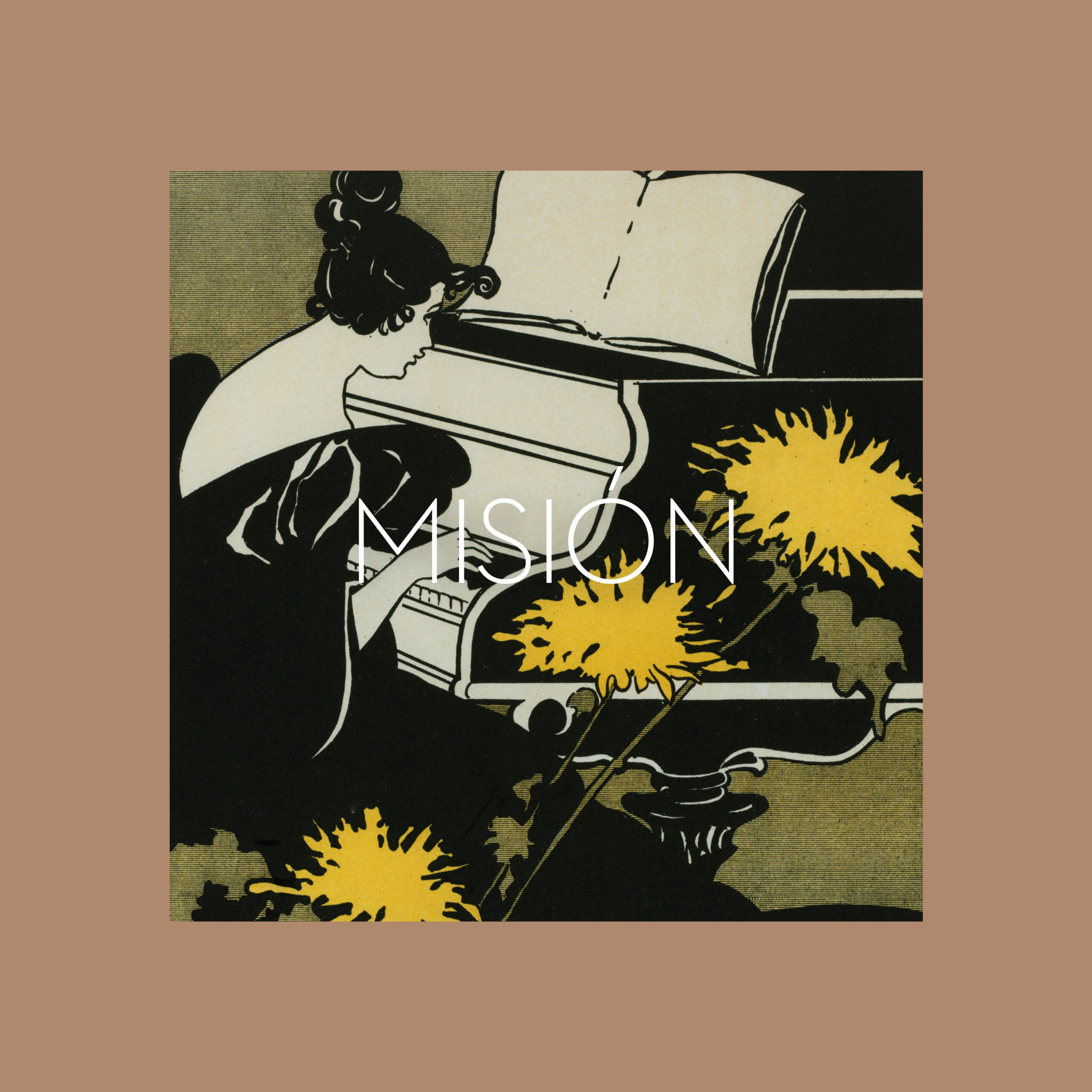 Mujer tocando el piano