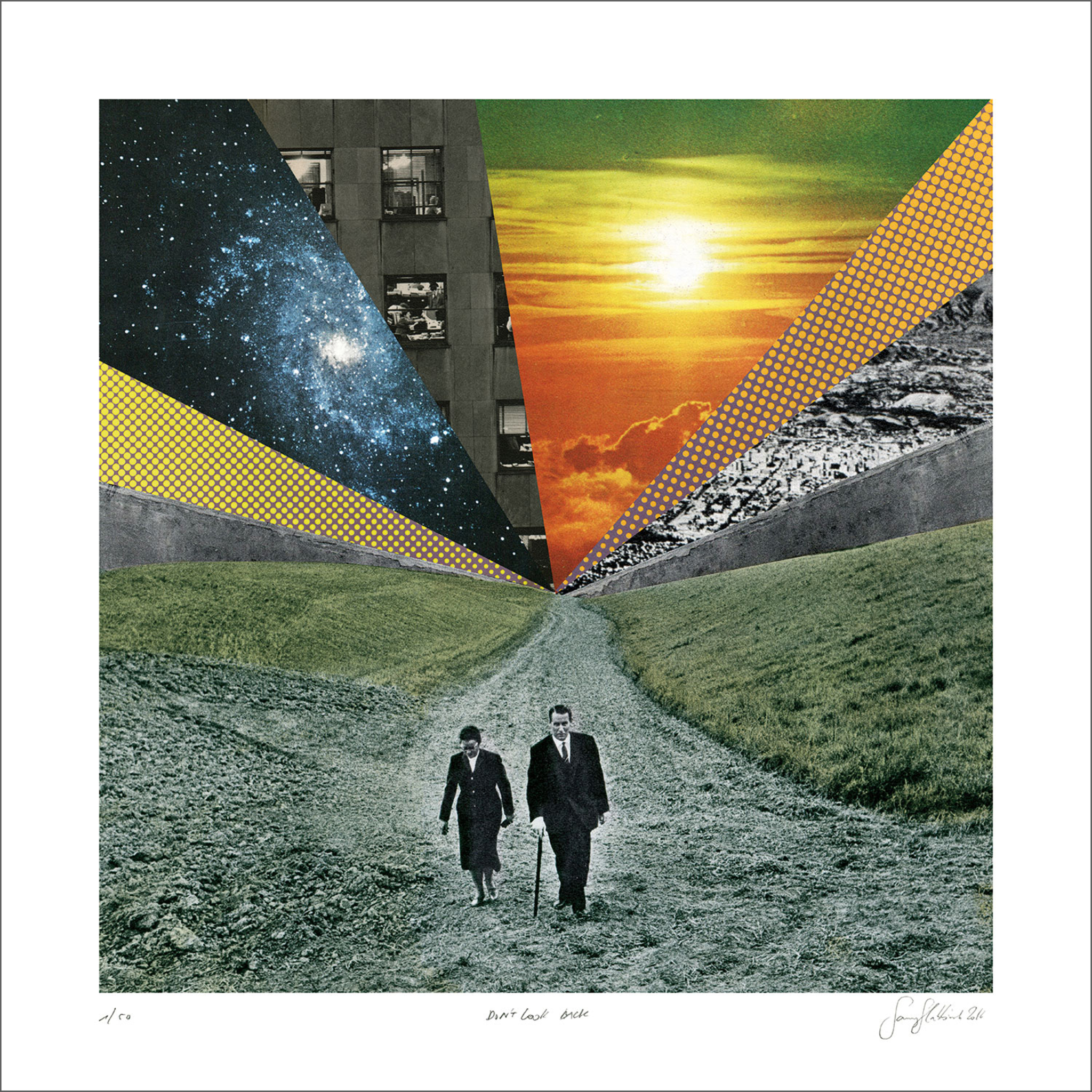 Don't look back Collage by Sammy Slabbinck