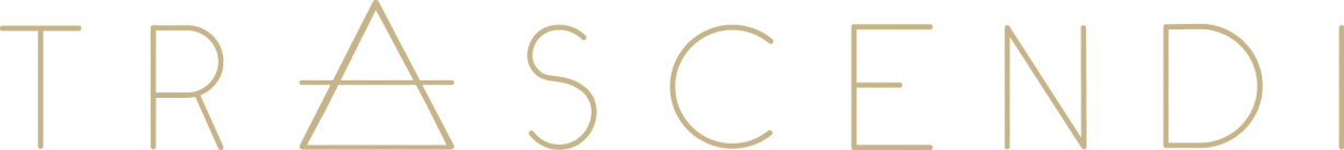 Trascendi logotipo crema