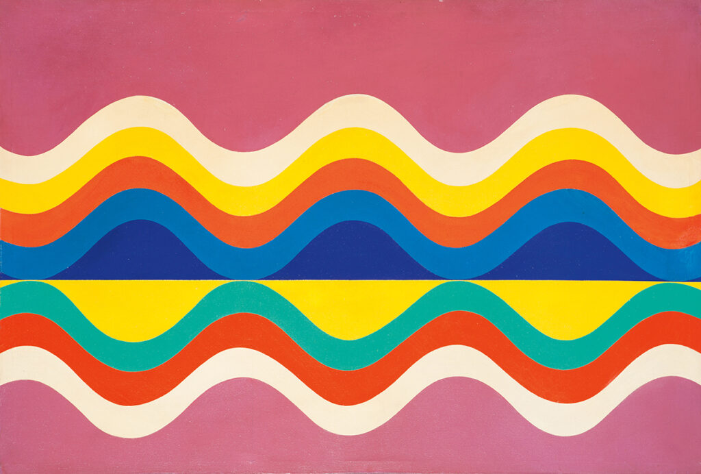 19. Mohamed Melehi, Untitled 1969 © Mohamed Melehi Estate. Courtesy of private collection, Marrakesh