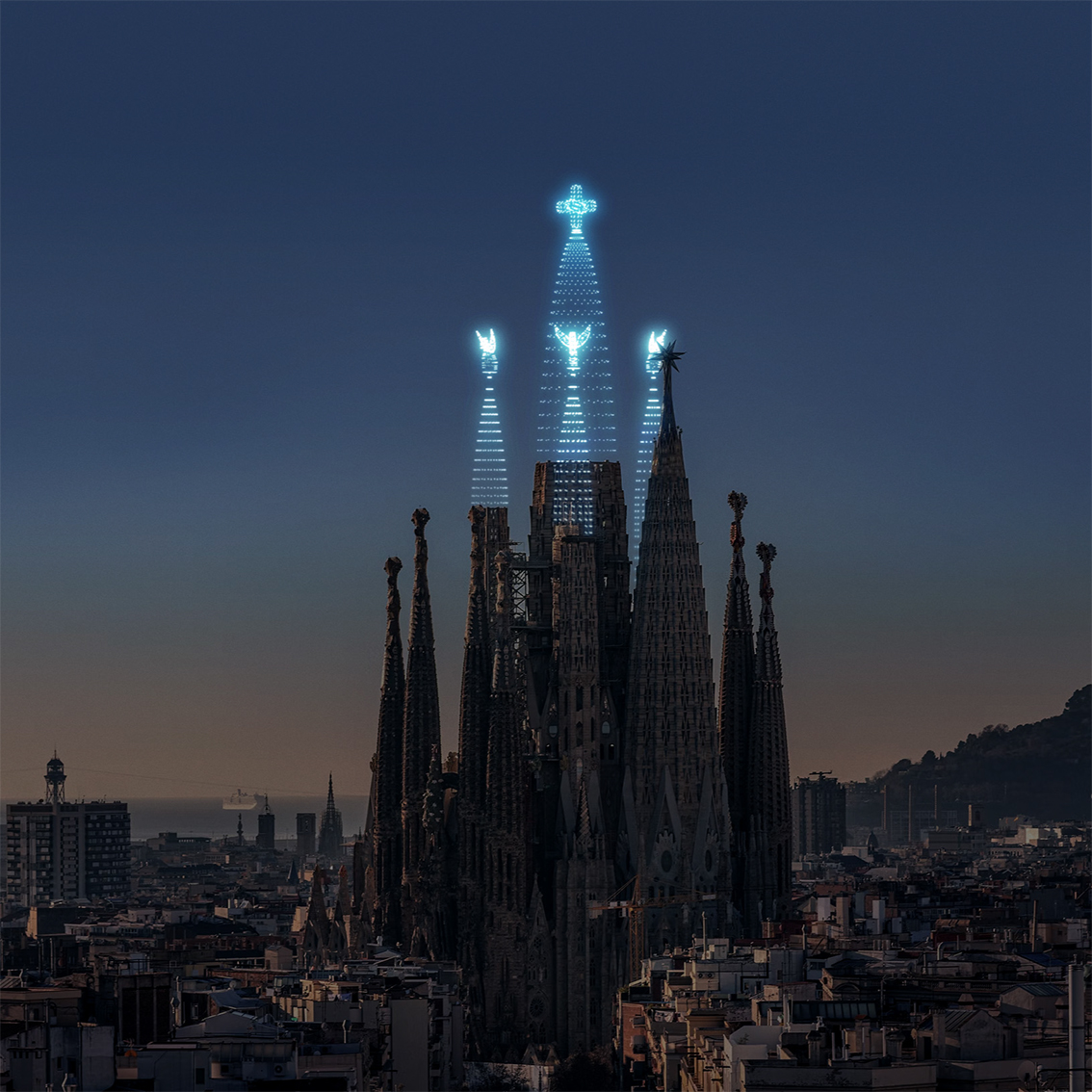 DRIFT_Drones_Sagrada_Rendering by Joost Kraan
